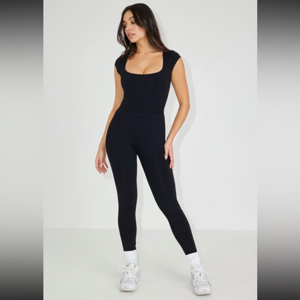 Julia Strappy black Jumpsuit romper from Garage. XS.